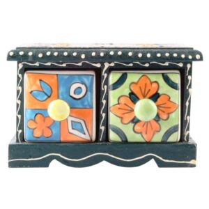 Spice Box-1484 Masala Rack Container Gift Item