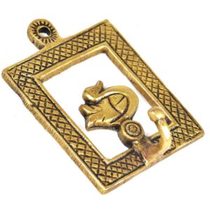 Brass Duck Framed Single Wall Hook - Image 2