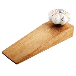 Ceramic floral pattern Door Stopper