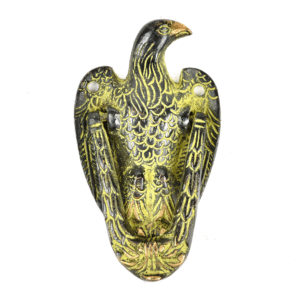 Brass Eagle Door Knocker with Patina Finish
