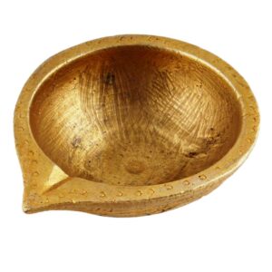 Brass Round Shaped Diwali Oil Lamp Diya