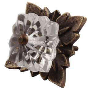 Clear Square Melon Glass Drawer Knob