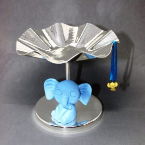 Baby Elephant Bowl (Blue)