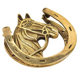 Handmade Brass Horse Shoe Door Knocker