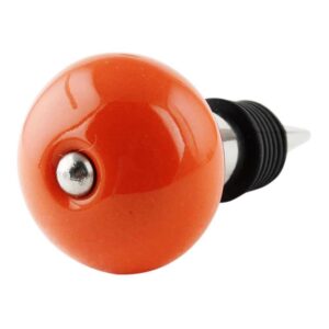 Orange Round Wine Bottle Stopper