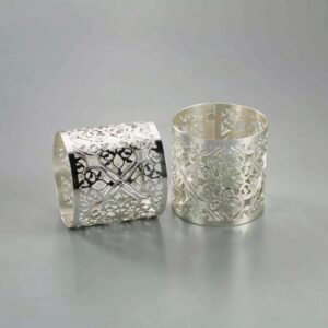 Silver Plated Cutwork Napkin Ring