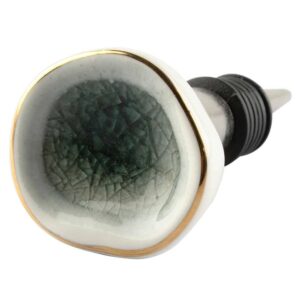 White Ceramic Wine Stopper