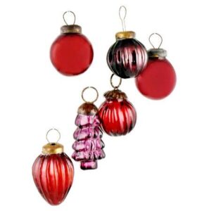 Glass Christmas Ornaments, Size 1 inches - 2 inches