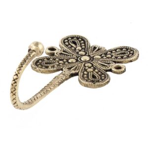 Brass Wall Hooks, Bronze Tribal Hooks & Hangers, Cloth Hanger, Flower Shape Hook, Key Holders, Wall Hooks, Wall Hangers, Wall Hanging, , Hooks & Hangers, Hat & Coat Hook
